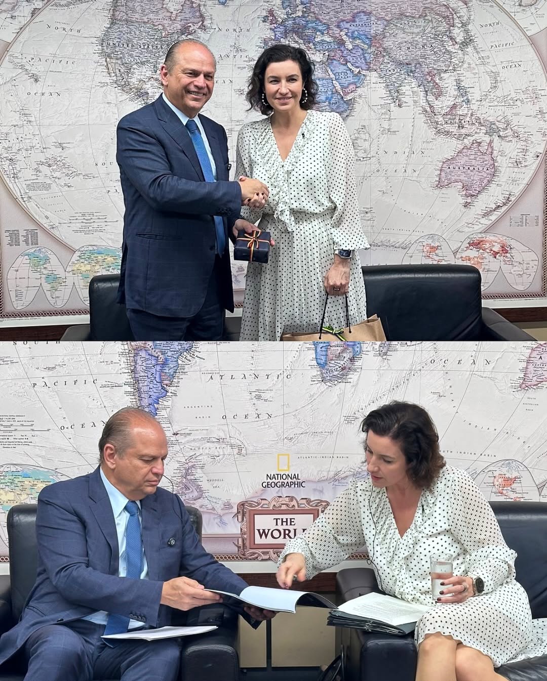 Recepção ministra federal alemã